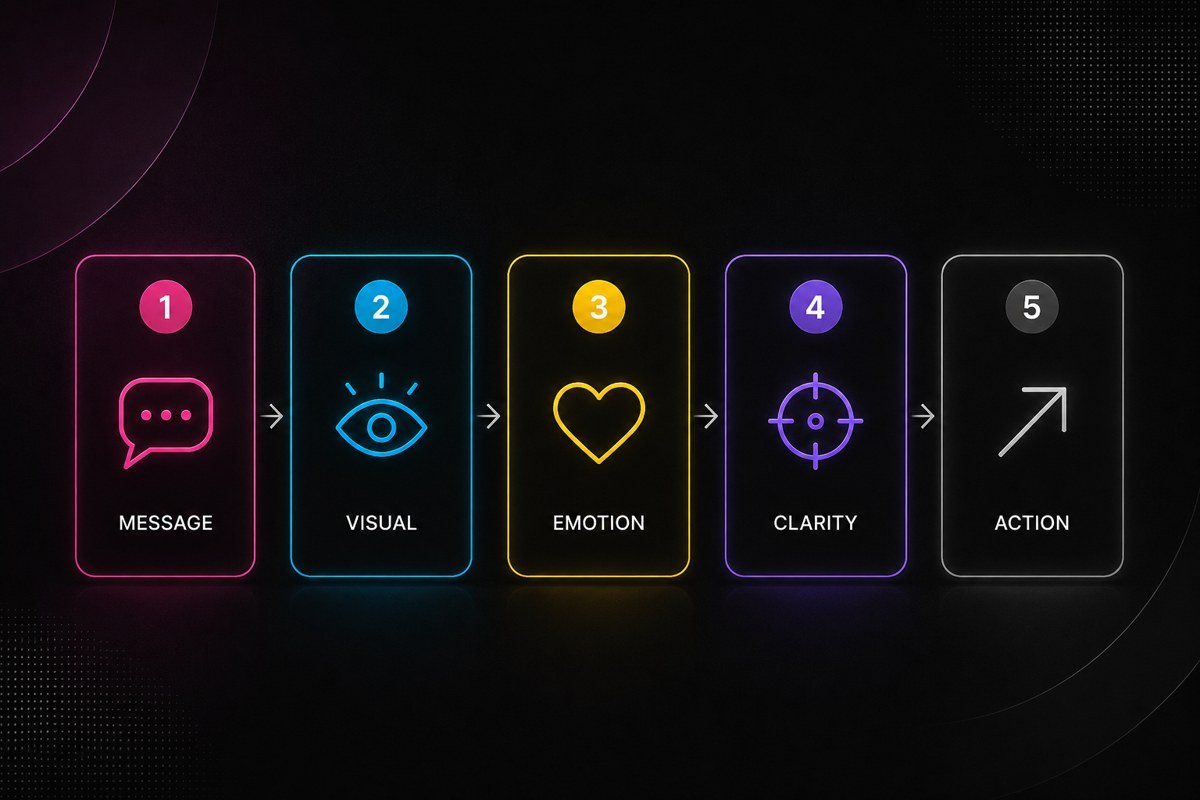 Creative Design That Tells Your Brand Story workflow